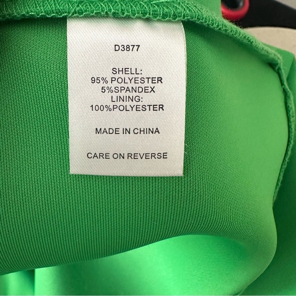 Alexia Admor Yvette Dripped Waist Dress Size S Green - Picture 7 of 8